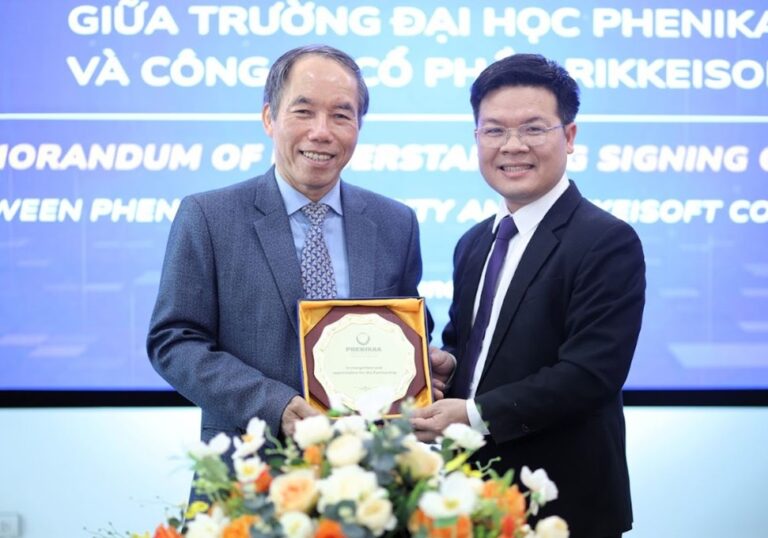 Memorandum of Understanding signing ceremony between Phenikaa University and Rikkeisoft Joint Stock Company